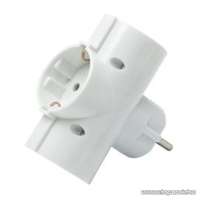 delight 3-as fali T elosztó 250V, 16A (05679)