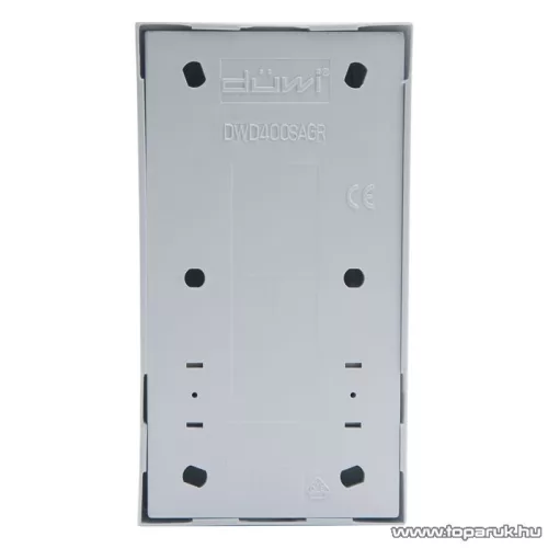 Falon kívüli beltéri váltókapcsoló dugaljal, fehér, 230V, 50Hz, 10A (05914)