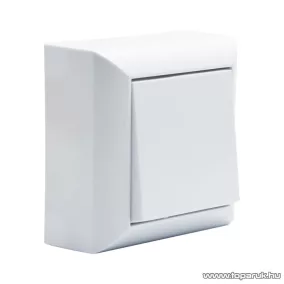   Falon kívüli beltéri váltókapcsoló, fehér, 230V, 50Hz, 10A (05915)