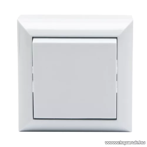 Falon kívüli beltéri váltókapcsoló, fehér, 230V, 50Hz, 10A (05915)