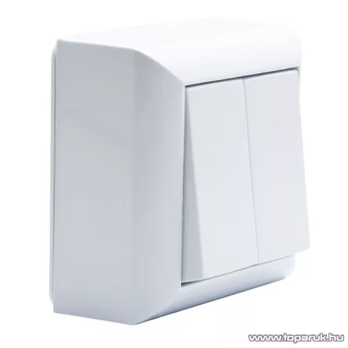 Falon kívüli beltéri csillárkapcsoló, fehér, 230V, 50Hz, 10A (05916)