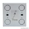 Falon kívüli beltéri nyomókapcsoló, fehér, 230V, 50Hz, 10A (05917)