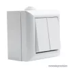 Falon kívüli kültéri csillárkapcsoló, fehér, IP54, 230V, 50Hz, 10A (05932)