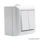 Falon kívüli kültéri csillárkapcsoló, fehér, IP54, 230V, 50Hz, 10A (05932)