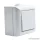 Falon kívüli kültéri nyomókapcsoló, fehér, IP54, 230V, 50Hz, 10A (05933)