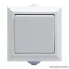 Falon kívüli kültéri nyomókapcsoló, fehér, IP54, 230V, 50Hz, 10A (05933)