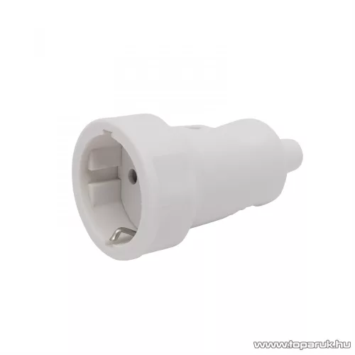 Hálózati lengő 1-es dugalj, 250V, 50Hz, 16A, fehér (05939WH)