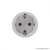 Hálózati lengő 1-es dugalj, 250V, 50Hz, 16A, fehér (05939WH)