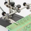 Fahrenheit LED-es világító paneltartó nagyítóval és krokodilcsipeszekkel, akár 10x nagyítás ekkel, 2x nagyítás (10103)