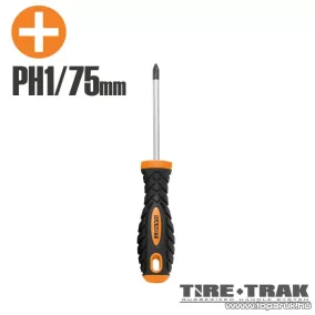 Handy TIRE TRAK gumírozott nyelű csavarhúzó, PH1 (10523)