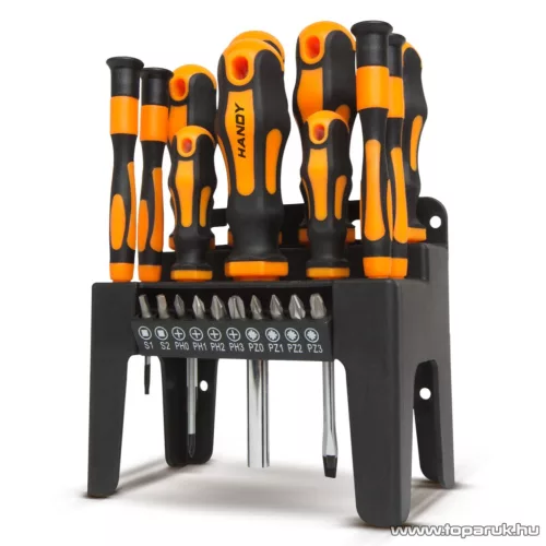 Handy 22 db-os csavarhúzó készlet tárolóval (10700)
