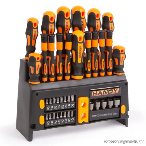 Handy 39 db-os csavarhúzó készlet állvánnyal (10741)