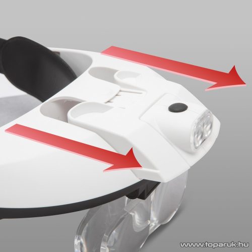 Handy Fejpántos nagyító LED világítással, dupla lencsével (10794A)