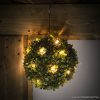 20 LED-es Kültéri szolár bukszus, 20 cm (11359)