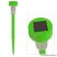 Led-es napelemes szolár lámpa, zöld (11388GR) - megszűnt termék: 2014. április