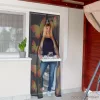 Mosható szúnyogháló függöny ajtóra, mágnessel záródó, 100 x 210 cm (mágneses szúnyogháló), pillangós mintás