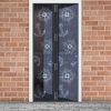 Mosható szúnyogháló függöny ajtóra, mágnessel záródó, 100 x 210 cm (mágneses szúnyogháló), horgonyos