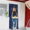 Mosható szúnyogháló függöny ajtóra, mágnessel záródó, 100 x 210 cm (mágneses szúnyogháló), horgonyos