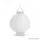 Garden of edeN 11399F-WH Szolár napelemes kerti lampion, fehér színű, hidegfehér LED világítással, 21 cm átmérő