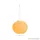 Garden of edeN 11399H-OR Szolár napelemes kerti lampion, narancssárga színű, hidegfehér LED világítással, 28 cm átmérő