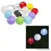delight LED-es szolár napelemes lampion világító fényfüzér szett, 10 db-os (11401) - készlethiány