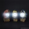 LED-es napelemes szolár világítás, állatfigura design, kék-sárga madárka