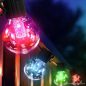   Garden of edeN 11745 Kültéri hálózati bluetooth smart okos fényfüzér + távirányító, 25 db RGB LED-del, 7W, 7,5 m hosszú