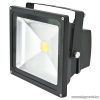 LED-es reflektor, 30W, 230V, IP65, 4000 K, fekete (18644)
