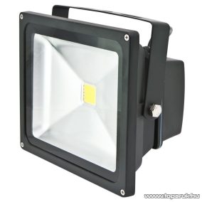 LED-es reflektor, 30W, 230V, IP65, 4000 K, fekete (18644)