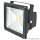 LED-es reflektor, 30W, 230V, IP65, 4000 K, fekete (18644)