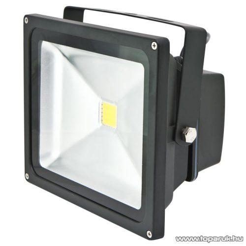 LED-es reflektor, 30W, 230V, IP65, 4000 K, fekete (18644)