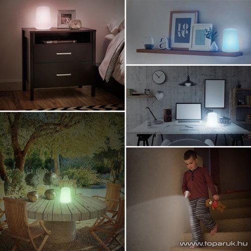 Phenom Essenzo Dekor 20280 LED-es 2 in 1 asztali, éjjeli lámpa, színes világítással