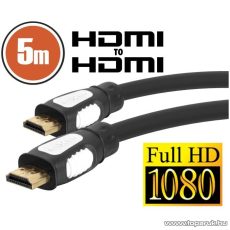 Delight HDMI kábel, 5 m, aranyozott csatlakozóval (20344) - készlethiány