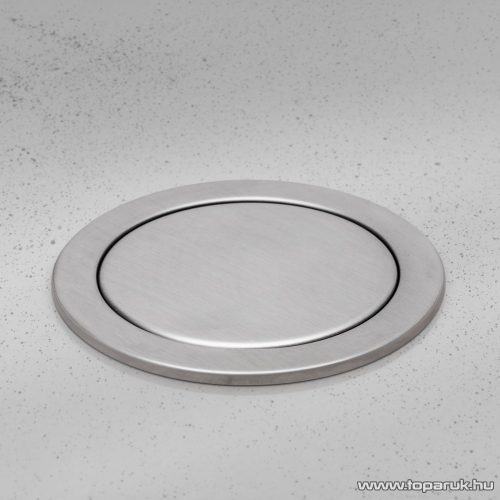 Rejtett elosztó 3-as, 1,5 m vezetékkel + 2 db USB csatlakozóval, szálcsiszolt fém (20430BU)