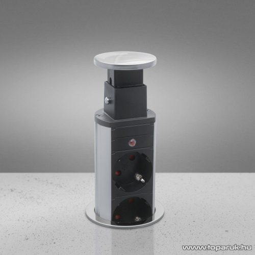 Rejtett elosztó 3-as, 1,5 m vezetékkel, króm (20430C)