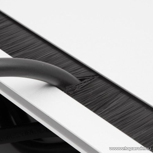 Delight 20445 Rejtett elosztó kábelkivezető nyílással, 4-es, felnyíló kivitel, szálcsiszolt