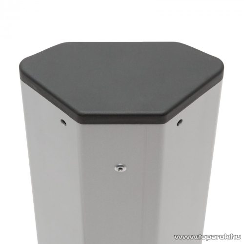 Delight 20483 Aluminum házas sarok elosztó, 3 x 250V, 16A + 2 x beépített USB porttal