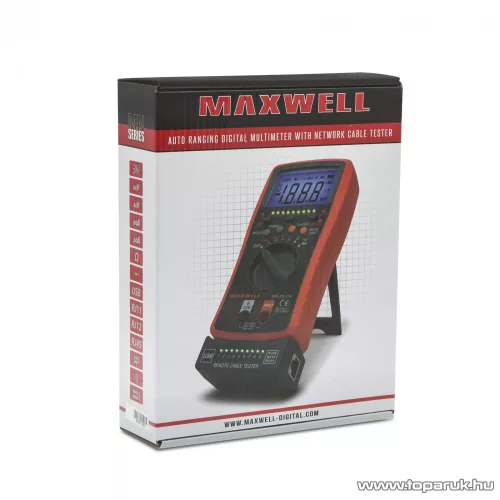 Maxwell MX-25 334 Digitális multiméter automata kábel teszterrel (25334)
