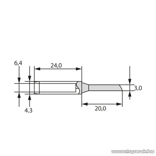 Fahrenheit Pákahegy a 28013 típusú forrasztópáka állomáshoz, 2 db / csomag (28957)