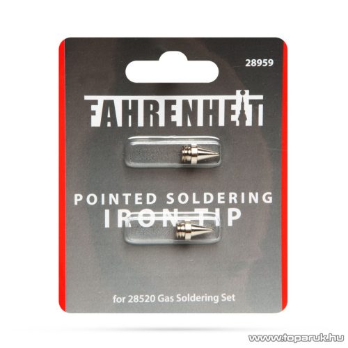 Fahrenheit Hegyes pákahegy a 28520 típusú forrasztókhoz, 2 db / csomag (28959)