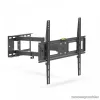 Delight 39688 Karos, dönthető fali tartó LCD, LED és plazma TV-hez (max 178 cm / 70 col átmérőig), fekete