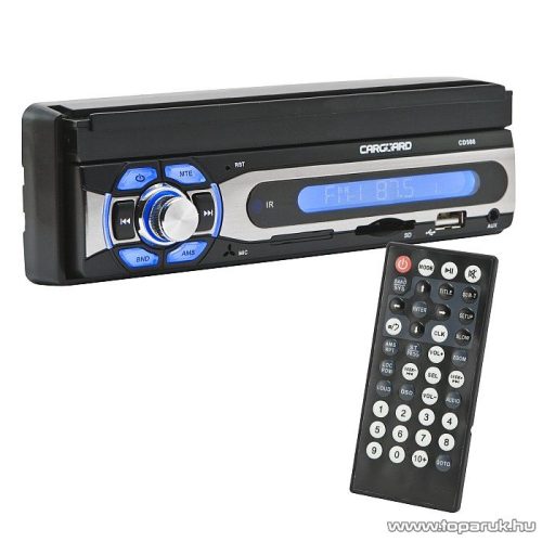 Carguard Multimédia autórádió, fejegység DVD lejátszóval 7"-os LCD kijelzővel (39703) - megszűnt termék: 2018. január