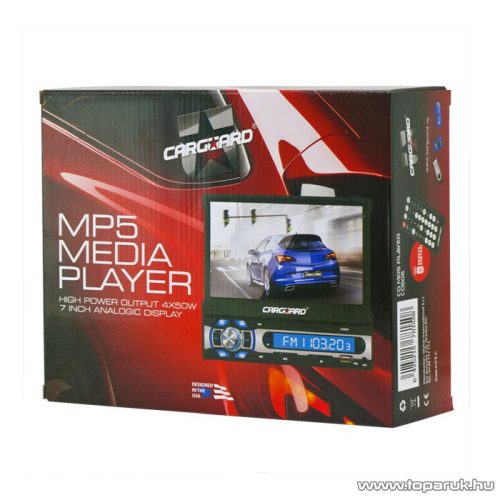 Carguard Multimédia autórádió, fejegység DVD lejátszóval 7"-os LCD kijelzővel (39703) - megszűnt termék: 2018. január