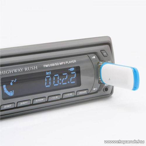 M.N.C Highway Rush INNOCD MP3-as autórádió fejegység USB/SD/MMC kártyaolvasóval, szürke (39711GY)