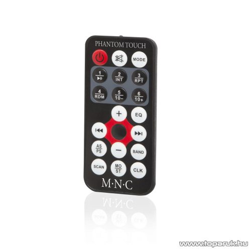 M.N.C MP3-as érintő kijelzős autórádió USB/MSD/MMC/AUX bemenettel, fekete (39713)