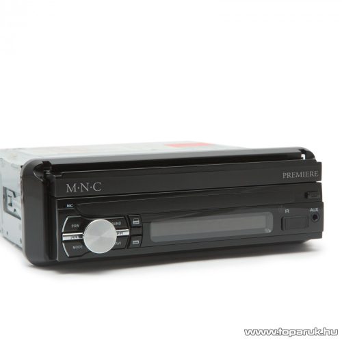 MNC PREMIERE érintőkijelzős fejegység 7"-os érintőkijelzővel, WiFi, Bluetooth, GPS, 1 DIN (39719)