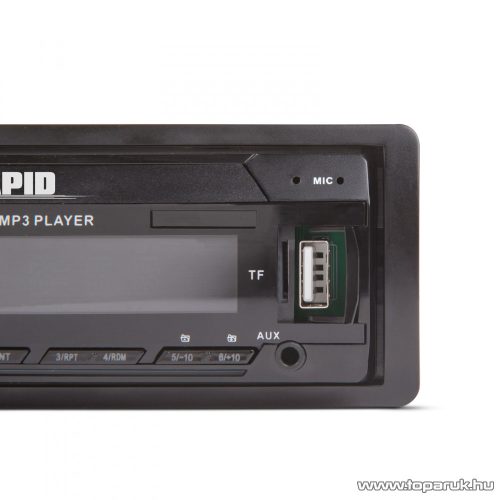 MNC 39750 RAPID Autórádió fejegység, 1 DIN, 4 x 50 W (USB / SD kártya / AUX / Bluetooth 4.0)