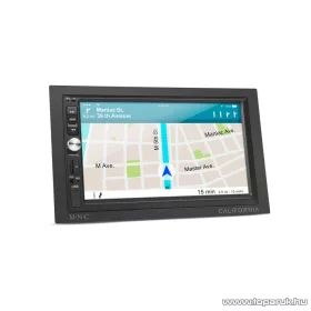   MNC 39753 CALIFORNIA Multimédiás Android érintőképernyős autórádió fejegység, 2 DIN, Wifi, GPS, BT, 4 x 50 W