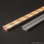   Phenom 41011A1 Aluminium profil sín LED szalaghoz, 1000 x 23(17) x 8 mm (süllyeszthető, U profil)