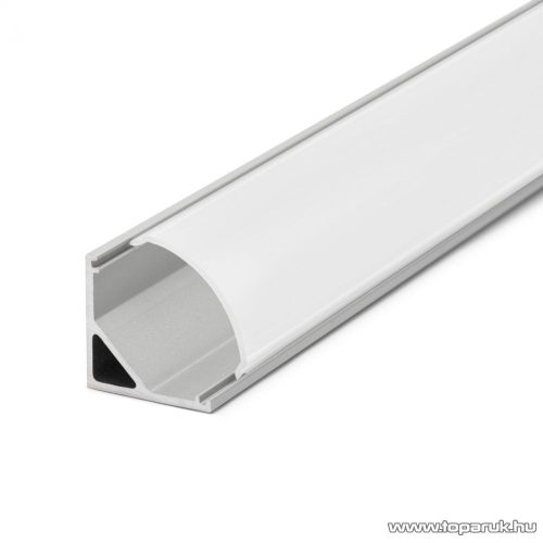 Phenom 41012A1 Aluminium profil sín LED szalaghoz, 1000 x 16 x 16 mm (íves sarok profil)